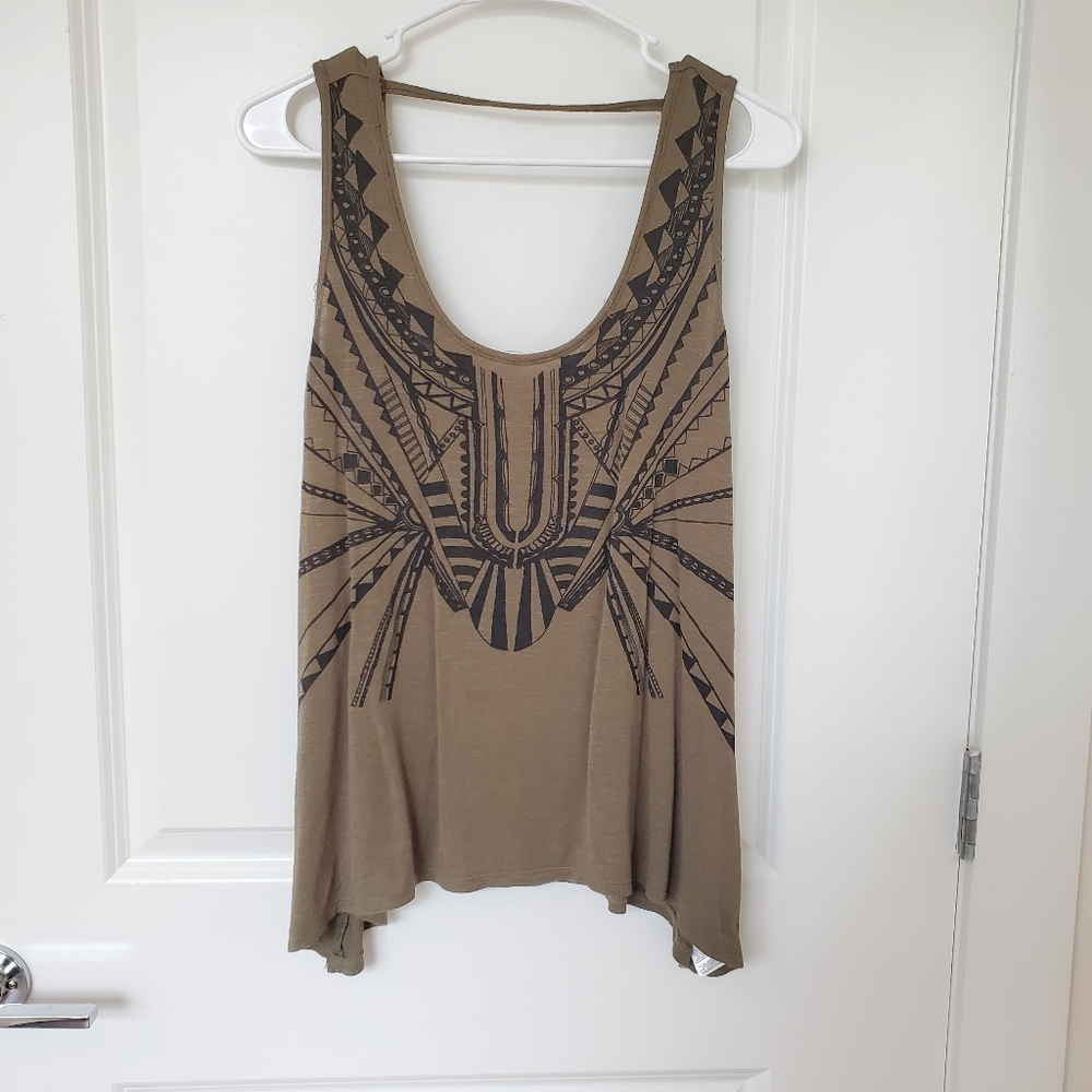 Jessica Simpson Olive Green Tank Top